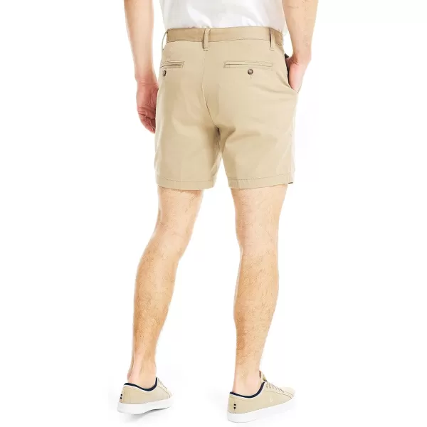 Nautica Mens 6 Deck ShortTrue Khaki