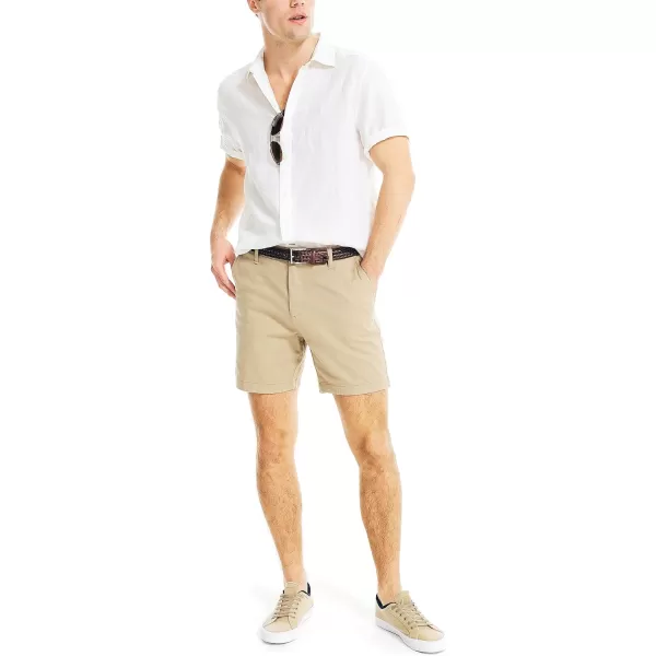 Nautica Mens 6 Deck ShortTrue Khaki