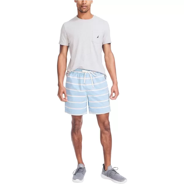 Nautica Mens 7 Classic Fit Boardwalk ShortsClear Skies Blue