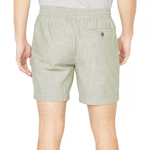 Nautica Mens 7 Classic Fit Boardwalk ShortsHillside Olive