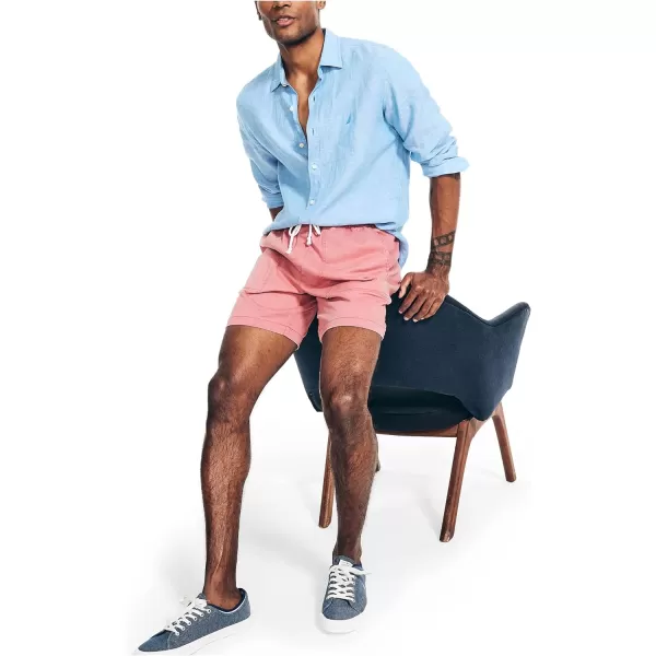 Nautica Mens 7 Pullon Boardwalk ShortMineral Red