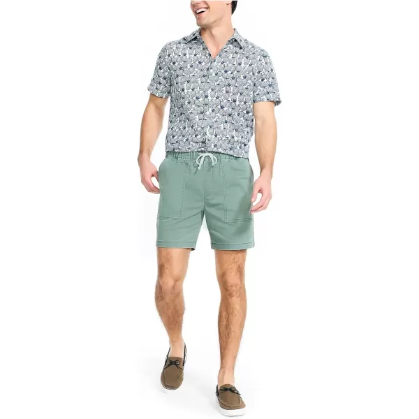 Nautica Mens 7 Pullon Boardwalk ShortSilver Pine