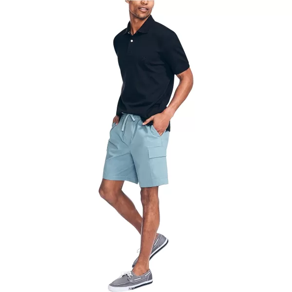 Nautica Mens 8 Classic Fit Cargo ShortSmoke Blue