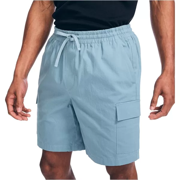 Nautica Mens 8 Classic Fit Cargo ShortSmoke Blue