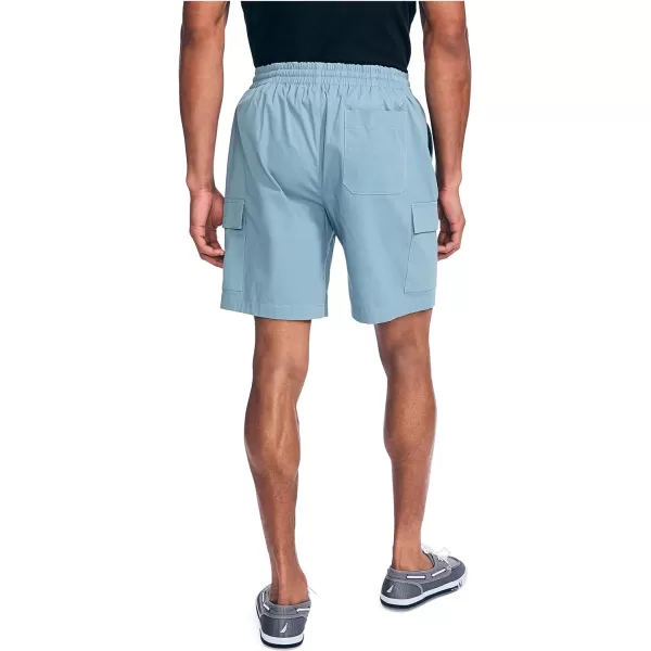 Nautica Mens 8 Classic Fit Cargo ShortSmoke Blue