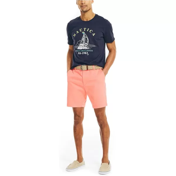 Nautica Mens 85 Deck ShortSugar Coral