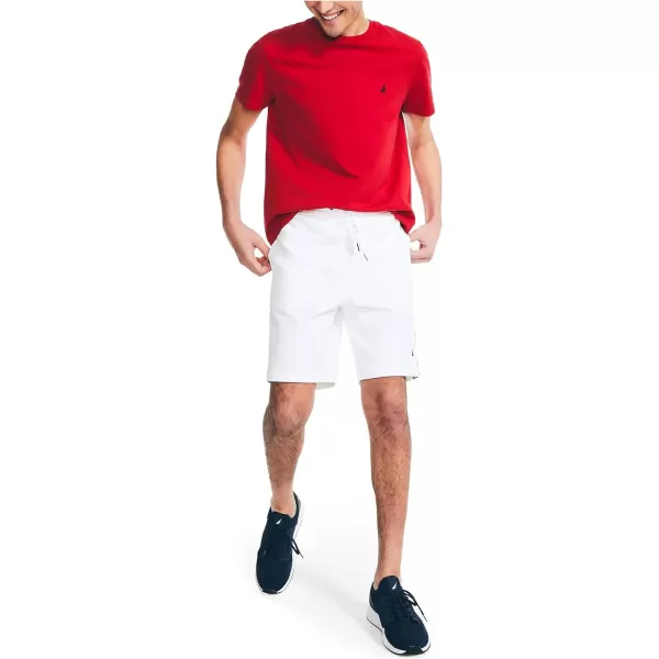 Nautica Mens 9 Cotton Terry ShortBright White