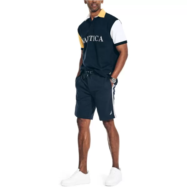 Nautica Mens 9 Cotton Terry ShortNavy