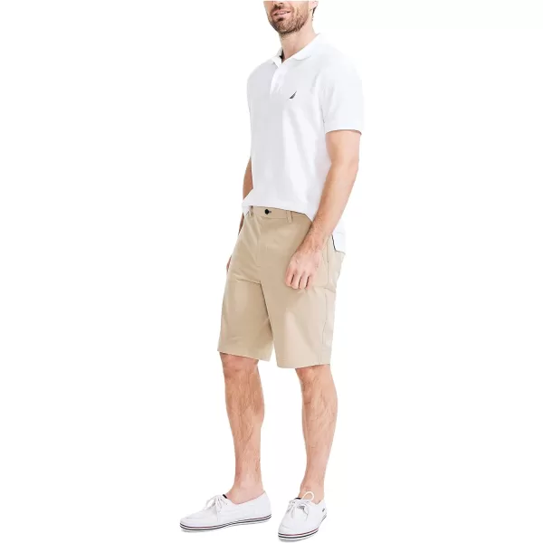 Nautica Mens 95 Navtech Slim Fit ShortMilitary Tan