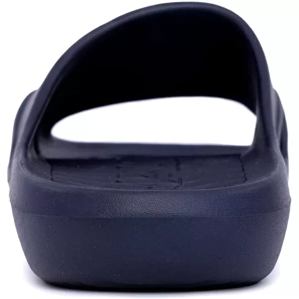 Nautica Mens Athletic Slides Sport Shower Sandals for Indoor  Outdoor  Lightweight Durable and ComfortableNavy Charcoal