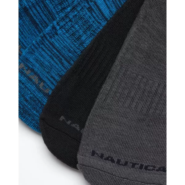 Nautica Mens Athletic Socks  Cushioned Low Cut Socks 6 8 12 PackBlue 12 Pack