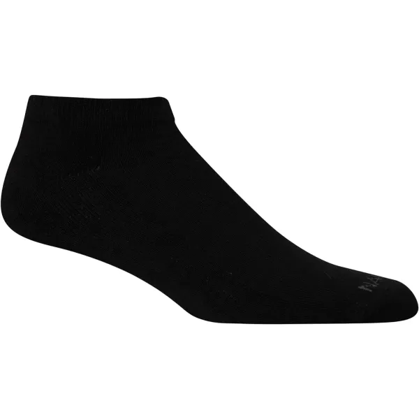 Nautica Mens Athletic Socks  Cushioned Low Cut Socks 6 8 12 PackFormal Black