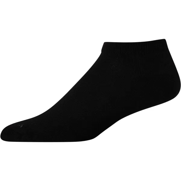 Nautica Mens Athletic Socks  Cushioned Low Cut Socks 6 8 12 PackFormal Black