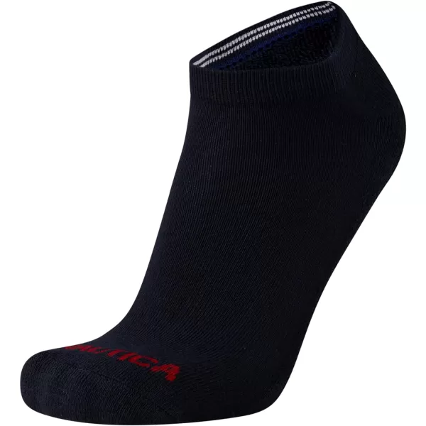 Nautica Mens Athletic Socks  Cushioned Low Cut Socks 6 8 12 PackNavyGray