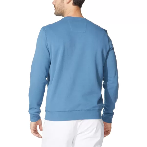 Nautica Mens Basic Crew Neck Fleece SweatshirtBlue Stern