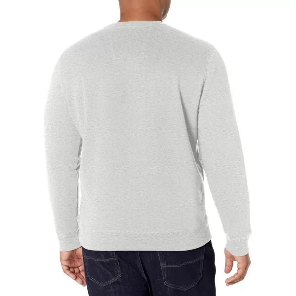 Nautica Mens Basic Crew Neck Fleece SweatshirtGrey Heather