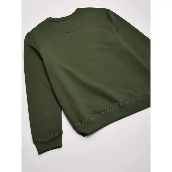 Nautica Mens Basic Crew Neck Fleece SweatshirtPine Forest