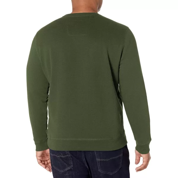 Nautica Mens Basic Crew Neck Fleece SweatshirtPine Forest