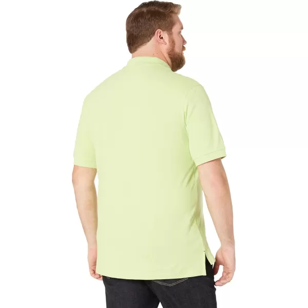 Nautica Mens Big  Tall Short Sleeve Stretch Solid Deck Polo ShirtMist Green