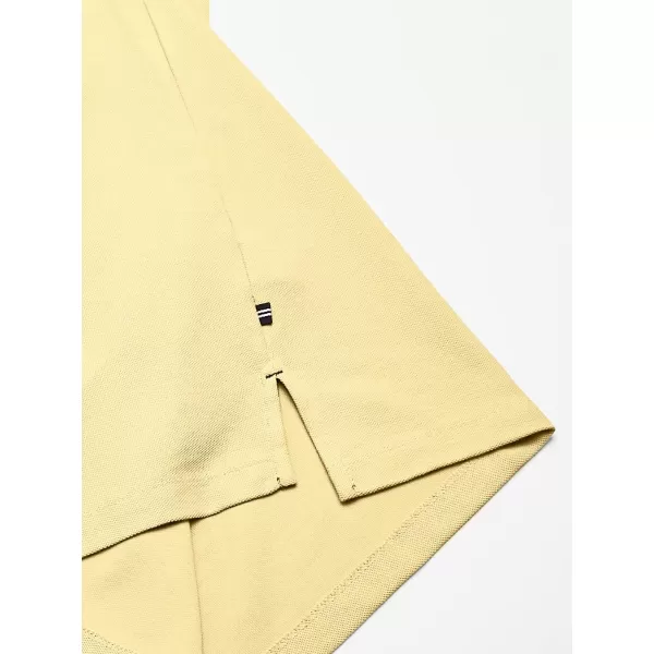 Nautica Mens Big and Tall Classic Fit Short Sleeve Solid Performance Deck Polo ShirtCorn