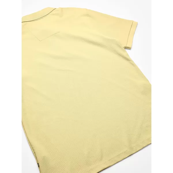 Nautica Mens Big and Tall Classic Fit Short Sleeve Solid Performance Deck Polo ShirtCorn