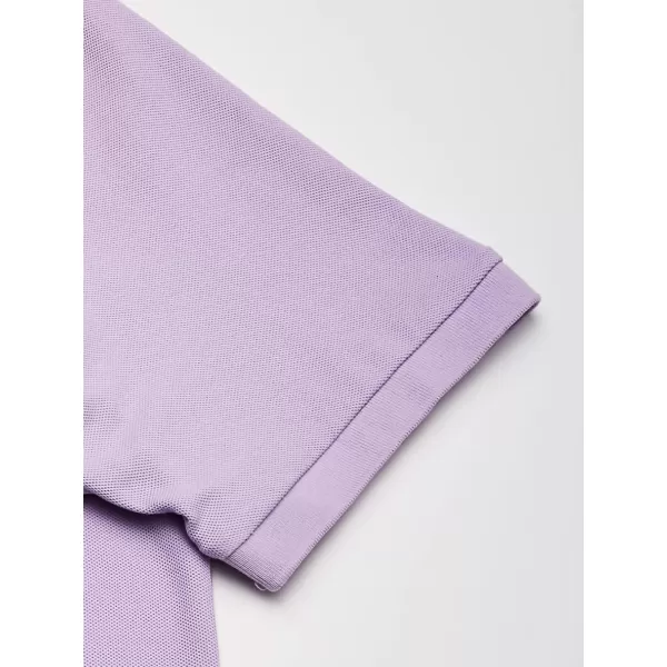 Nautica Mens Big and Tall Classic Fit Short Sleeve Solid Performance Deck Polo ShirtLavendula