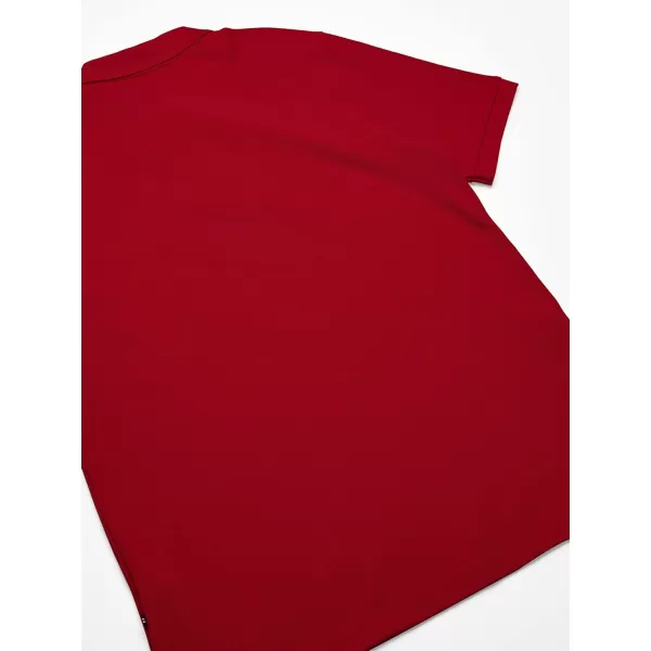 Nautica Mens Big and Tall Classic Fit Short Sleeve Solid Performance Deck Polo ShirtNautica Red