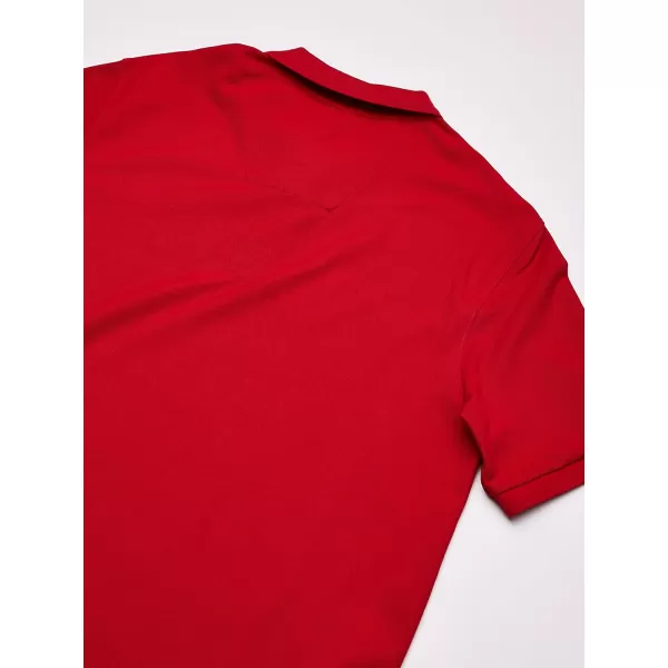 Nautica Mens Big and Tall Classic Fit Short Sleeve Solid Performance Deck Polo ShirtNautica Red