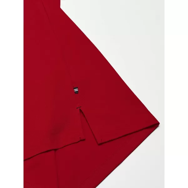 Nautica Mens Big and Tall Classic Fit Short Sleeve Solid Performance Deck Polo ShirtNautica Red