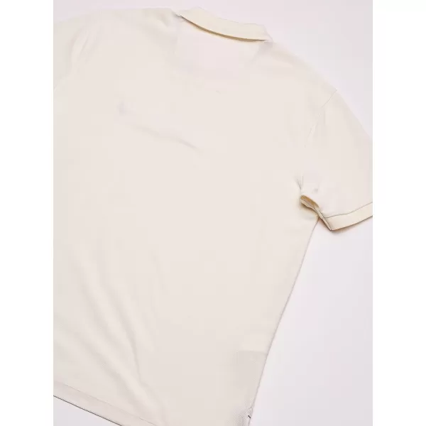 Nautica Mens Big and Tall Classic Fit Short Sleeve Solid Performance Deck Polo ShirtSail Cream