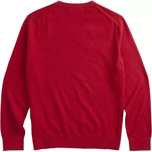 Nautica Mens Big and Tall Navtech VNeck SweaterNautica Red