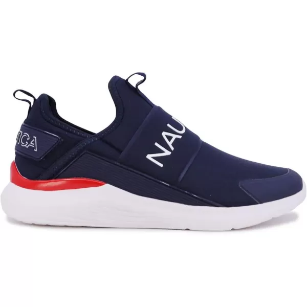 Nautica Mens Casual SlipOn Fashion SneakersWalking ShoesLightweight JoggersBolton Neonavy