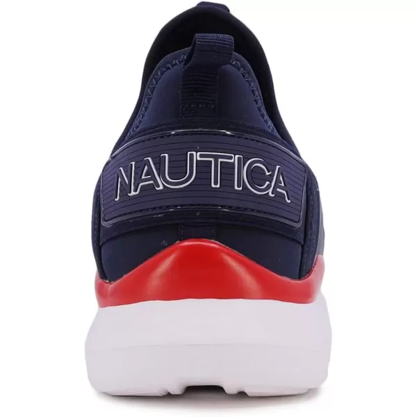 Nautica Mens Casual SlipOn Fashion SneakersWalking ShoesLightweight JoggersBolton Neonavy