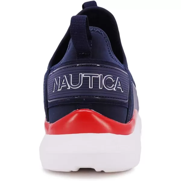 Nautica Mens Casual SlipOn Fashion SneakersWalking ShoesLightweight JoggersBoltonnavy