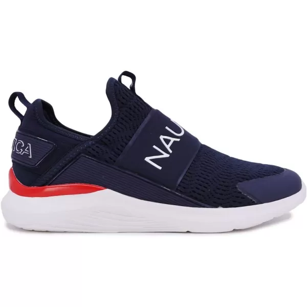 Nautica Mens Casual SlipOn Fashion SneakersWalking ShoesLightweight JoggersBoltonnavy