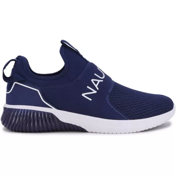 Nautica Mens Casual SlipOn Fashion SneakersWalking ShoesLightweight JoggersCoasternavy