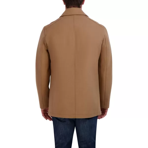 Nautica Mens Classic Double Breasted PeacoatCamel