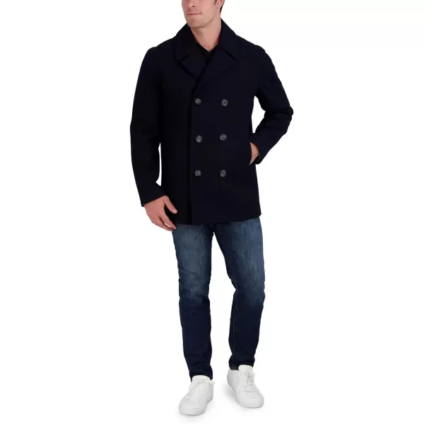 Nautica Mens Classic Double Breasted PeacoatDark Navy