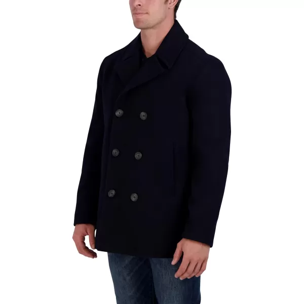 Nautica Mens Classic Double Breasted PeacoatDark Navy