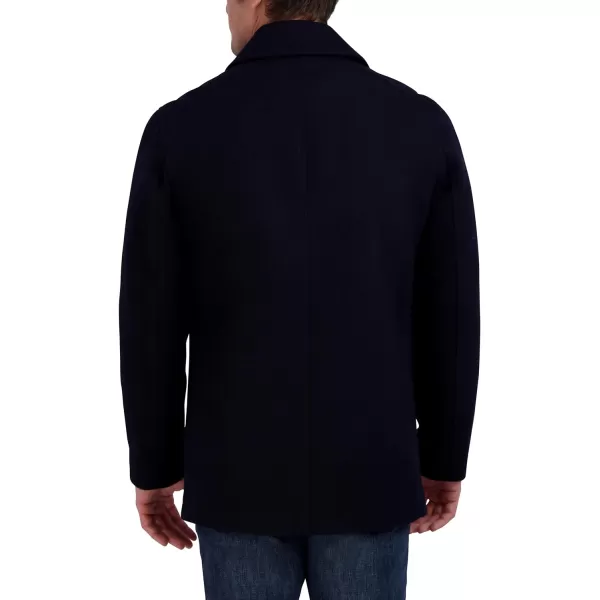 Nautica Mens Classic Double Breasted PeacoatDark Navy