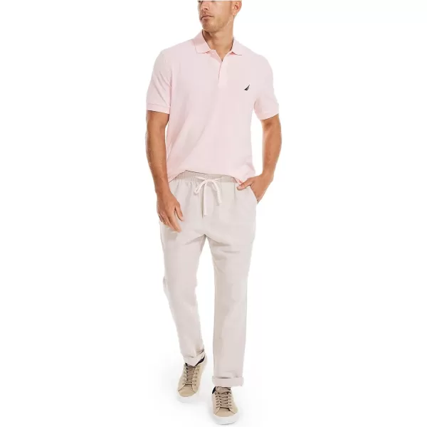 Nautica Mens Classic Fit Drawstring Linen PantWheat Flax