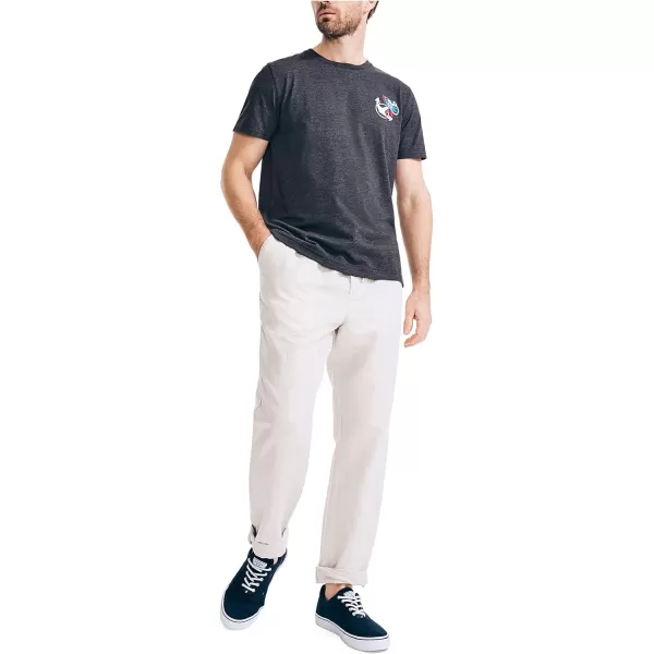 Nautica Mens Classic Fit Drawstring Linen PantWheat Flax
