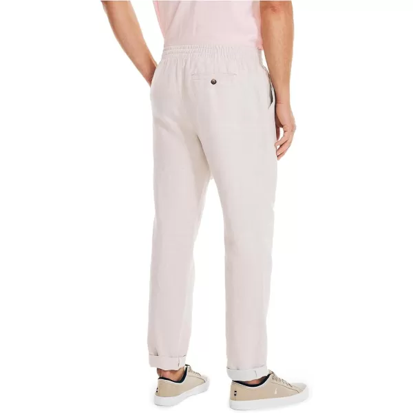 Nautica Mens Classic Fit Drawstring Linen PantWheat Flax