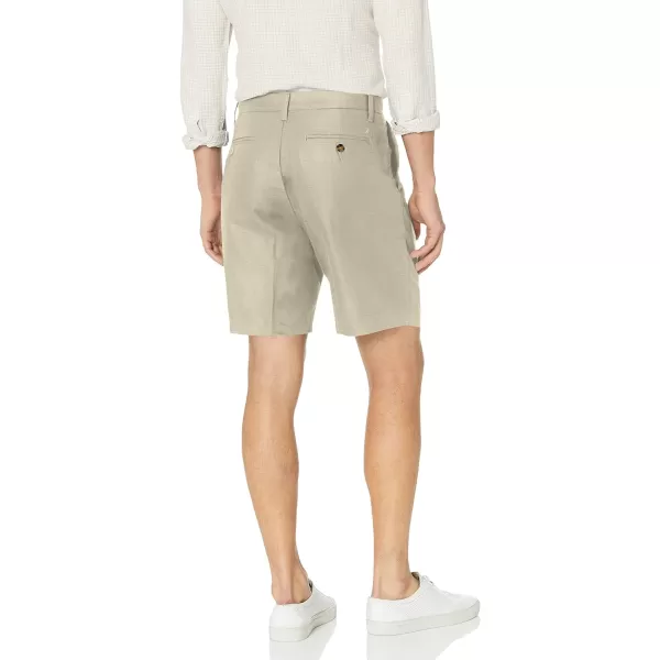 Nautica Mens Classic Fit Linen Blend ShortWheat Flax