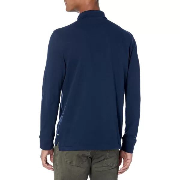 Nautica Mens Classic Fit LongSleeve Deck PoloNavy