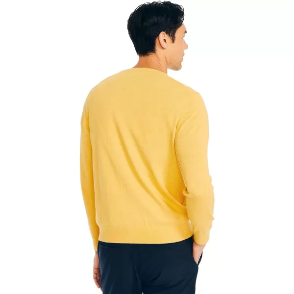 Nautica Mens Classic Fit Navtech Soft VNeck SweaterFallWinter 2024 Old Gold Heather