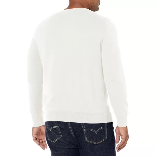 Nautica Mens Classic Fit Navtech Soft VNeck SweaterMarshmallow