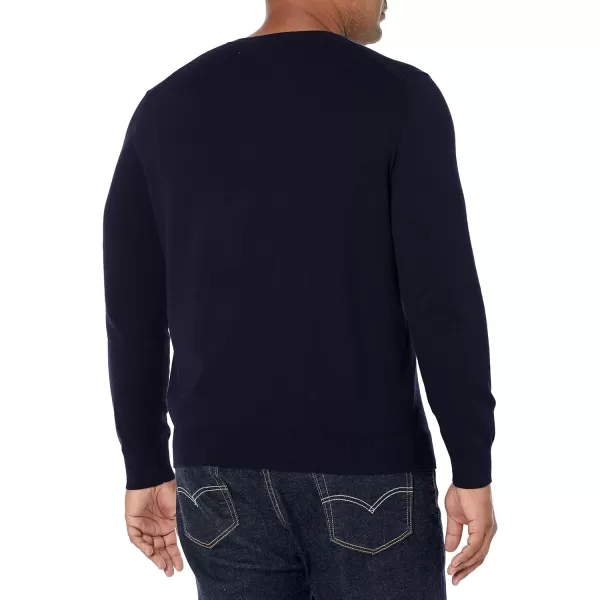 Nautica Mens Classic Fit Navtech Soft VNeck SweaterNavy
