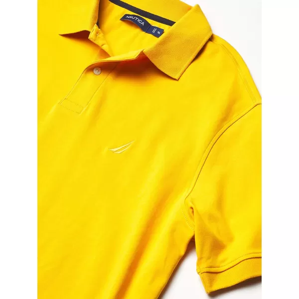 Nautica Mens Classic Fit PoloOld Gold