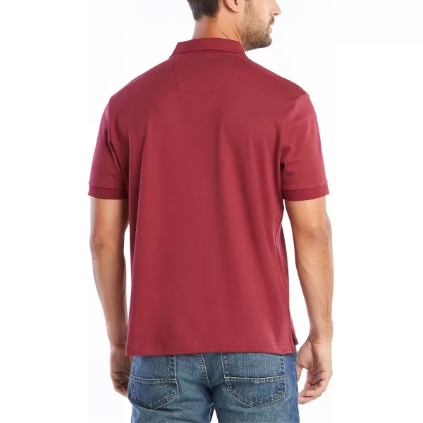 Nautica Mens Classic Fit Short Sleeve Solid Soft Cotton Polo ShirtBarolo Solid